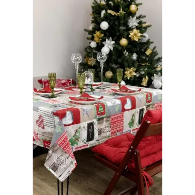 Скатерть Прованс Merry Christmas 120х132 см Разноцветный (7419) Скатерть Прованс Merry Christmas 120х132 см Разноцветный (7419)