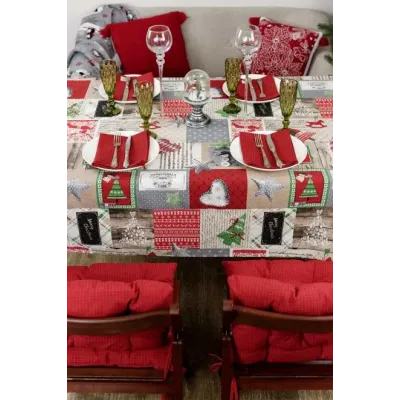 Скатерть Прованс Merry Christmas 120х132 см Разноцветный (7419) Скатерть Прованс Merry Christmas 120х132 см Разноцветный (7419)