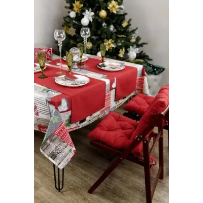 Скатерть Прованс Merry Christmas 120х132 см Разноцветный (7419) Скатерть Прованс Merry Christmas 120х132 см Разноцветный (7419)