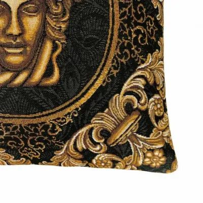 Гобеленовая наволочка Прованс Arte di lusso-1 45х45 см Золотой/черный (6808)