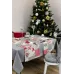 Скатерть Прованс Merry Christmas 132х180 см Серо-белый (7426)