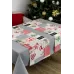Скатерть Прованс Merry Christmas 132х180 см Серо-белый (7426)