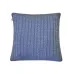 Вязаная наволочка Прованс SOFT 45х45 см Синий (3149)