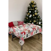 Скатертина Merry Christmas Прованс 132х220 см Різнокольоровий (7424) Скатертина Merry Christmas Прованс 132х220 см Різнокольоровий (7424)