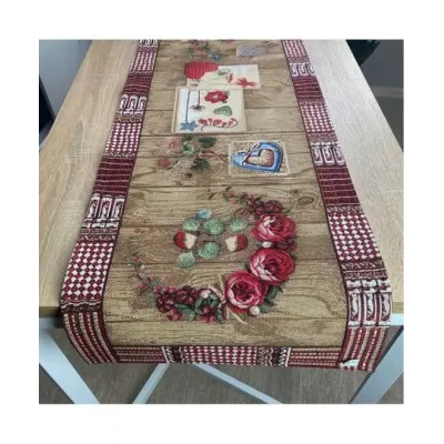 Гобеленова доріжка Wooden Прованс 40х140 см Різнокольоровий (2992) Гобеленова доріжка Wooden Прованс 40х140 см Різнокольоровий (2992)