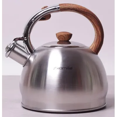 Чайник из нержавеющей стали со свистком 2 л Kamille DP91366