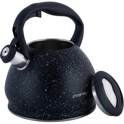 Чайник з нержавіючої сталі зі свистком 2.7 л Kamille DP91371