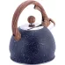 Чайник Marble 2л з нержавіючої сталі зі свистком чорний мармур Kamille DP112956