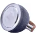 Чайник Marble 2л з нержавіючої сталі зі свистком чорний мармур Kamille DP112956