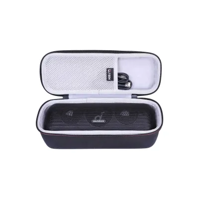 Кейс для портативної колонки Anker Soundcore Motion Plus 270х100х100 мм Чорний (ChASMP) Кейс для портативної колонки Anker Soundcore Motion Plus 270х100х100 мм Чорний (ChASMP)