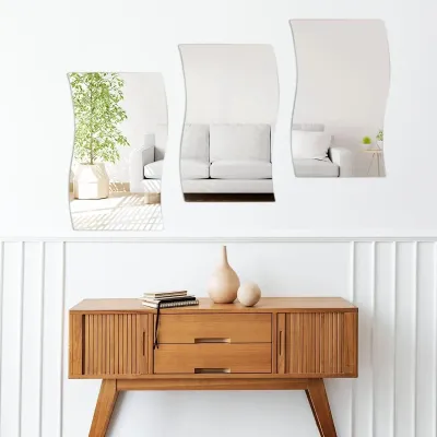 Дзеркало акрилове самоклеюче Sticker Wall 270x420x2 мм SW-00001519