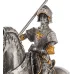 Настольная мини фигурка Воин на коне 9.5 см Veronese Серебристый AL229099