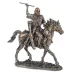 Настольная мини фигурка Воин на коне 10х9.5 см Veronese Серебристый AL229118