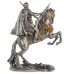 Настольная мини фигурка Воин на коне 10х8 см Veronese Серебристый AL229120 Настольная мини фигурка Воин на коне 10х8 см Veronese Серебристый AL229120