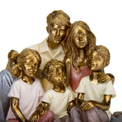 Декоративна статуетка Happy family 17х17х11см Lefard Різнокольоровий AL229126