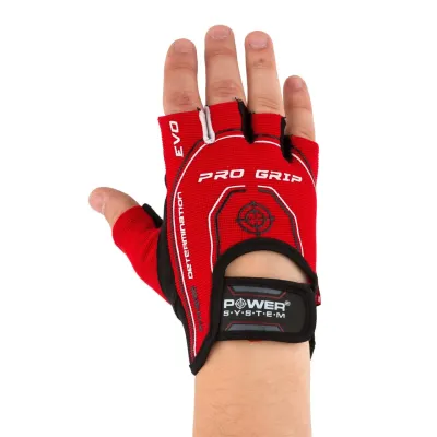 Перчатки для фитнеса Power System PS-2250E Pro Grip EVO Red XS Перчатки для фитнеса Power System PS-2250E Pro Grip EVO Red XS