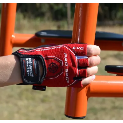 Перчатки для фитнеса Power System PS-2250E Pro Grip EVO Red XS Перчатки для фитнеса Power System PS-2250E Pro Grip EVO Red XS