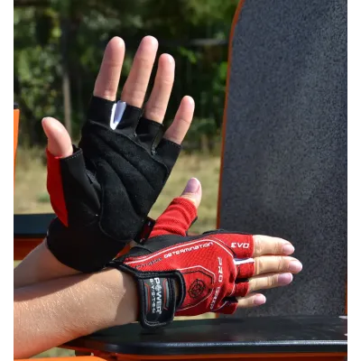 Перчатки для фитнеса Power System PS-2250E Pro Grip EVO Red XS Перчатки для фитнеса Power System PS-2250E Pro Grip EVO Red XS