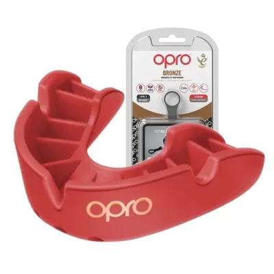 Капа Opro Bronze взрослая 11+ Red (102500002) Капа Opro Bronze взрослая 11+ Red (102500002)