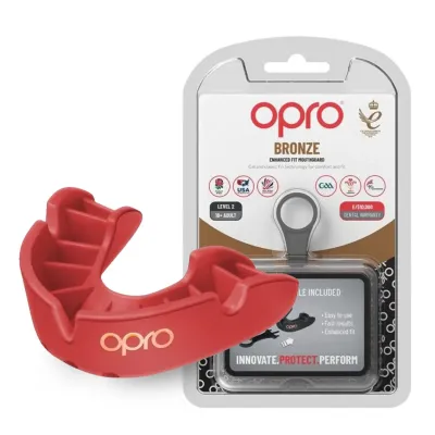 Капа Opro Bronze взрослая 11+ Red (102500002) Капа Opro Bronze взрослая 11+ Red (102500002)