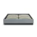 Ліжко двоспальне COSAS Kiwi Cashmere 160x200 см Стальний