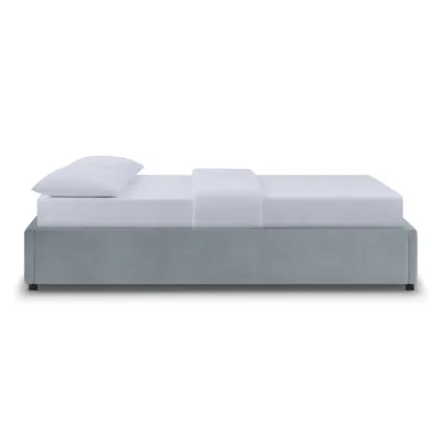 Ліжко двоспальне COSAS Mango Cashmere 160x200 см Стальний