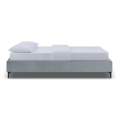 Ліжко двоспальне COSAS Mandarin Cashmere 160x200 см Стальний