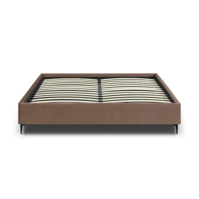 Ліжко двоспальне COSAS Kiwi Rum 180x200 см Коричневий