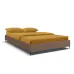 Ліжко двоспальне COSAS Kiwi Rum 180x200 см Коричневий