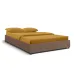 Кровать двуспальная COSAS Mango Rum 180x200 см Коричневый