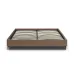 Ліжко двоспальне COSAS Mandarin Rum 180x200 см Коричневий Ліжко двоспальне COSAS Mandarin Rum 180x200 см Коричневий