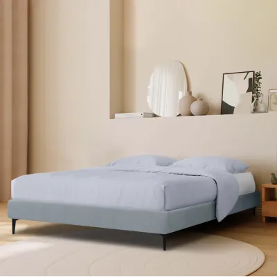 Ліжко двоспальне COSAS Mandarin Cashmere 180x200 см Стальний