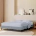 Ліжко двоспальне COSAS Mandarin Cashmere 180x200 см Стальний
