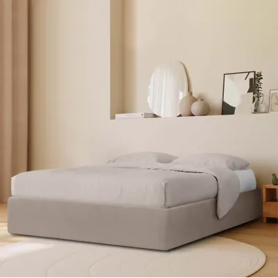 Ліжко двоспальне COSAS Papaya Biscuit 180x200 см Капучино Ліжко двоспальне COSAS Papaya Biscuit 180x200 см Капучино