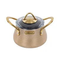 Кастрюля с крышкой Brioni Elegance 24 см 3 л Золотистый 764-034