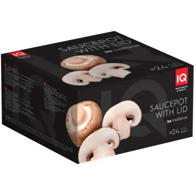 Кастрюля IQ Be Traditional 24 см 4.6 л Черный (6937751) Кастрюля IQ Be Traditional 24 см 4.6 л Черный (6937751)