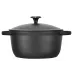 Кастрюля IQ Be Traditional 24 см 4.6 л Черный (6937751)