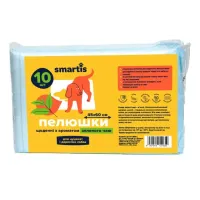 Пеленки Smartis ежедневные для животных с ароматом зеленого чая 45*60 см 10 шт 10183 Пеленки Smartis ежедневные для животных с ароматом зеленого чая 45*60 см 10 шт 10183