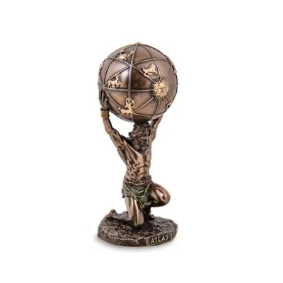Интерьерная фигурка Атлант могущественный Veronese 13,5 см Коричневый AL229275