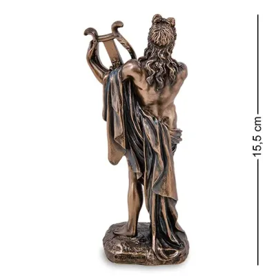Интерьерная фигурка Apollo покровитель мужской красоты и здоровья Veronese 15,5 см Коричневый AL229278