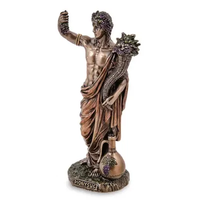 Інтер'єрна фігурка Dionysus Бог виноробства Veronese 15.5 см Коричневий AL229279 Інтер'єрна фігурка Dionysus Бог виноробства Veronese 15.5 см Коричневий AL229279