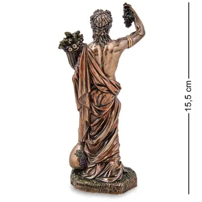 Інтер'єрна фігурка Dionysus Бог виноробства Veronese 15.5 см Коричневий AL229279 Інтер'єрна фігурка Dionysus Бог виноробства Veronese 15.5 см Коричневий AL229279