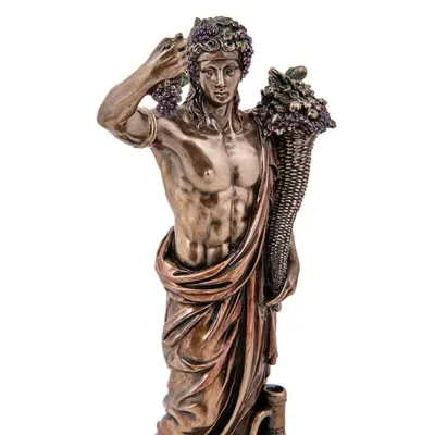 Інтер'єрна фігурка Dionysus Бог виноробства Veronese 15.5 см Коричневий AL229279 Інтер'єрна фігурка Dionysus Бог виноробства Veronese 15.5 см Коричневий AL229279
