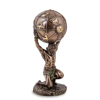 Інтер'єрна фігурка могутній Atlas Veronese 9 см Коричневий AL229284