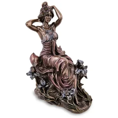 Интерьерная фигурка Дама Veronese 21 см Коричневый AL229286