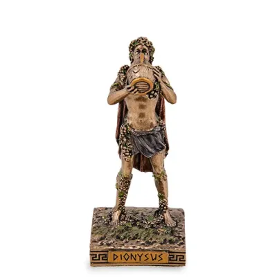 Інтер'єрна фігурка Бог виноробства Dionysus Veronese 8,5 см Коричневий AL229293