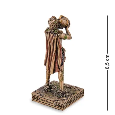 Інтер'єрна фігурка Бог виноробства Dionysus Veronese 8,5 см Коричневий AL229293