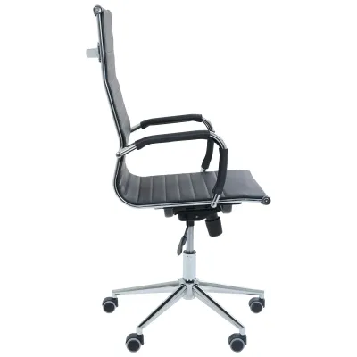 Крісло AMF Slim HB Хром Tilt Неаполь-20 Чорний Крісло AMF Slim HB Хром Tilt Неаполь-20 Чорний