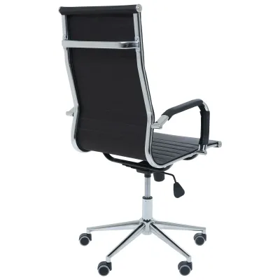 Крісло AMF Slim HB Хром Tilt Неаполь-20 Чорний Крісло AMF Slim HB Хром Tilt Неаполь-20 Чорний