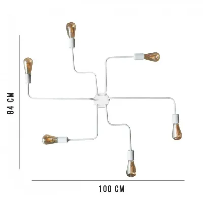 Люстра лофт MSK Electric Maze-павук NL 10084/6 W Люстра лофт MSK Electric Maze-павук NL 10084/6 W